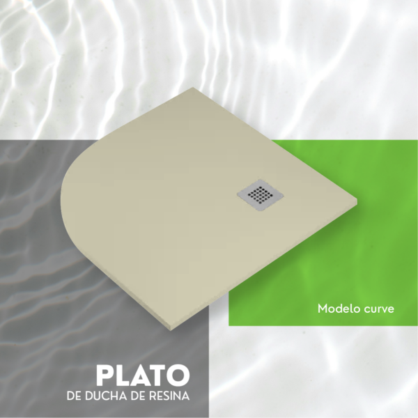 Platos de Ducha de Resina Curvo - Imagen 3