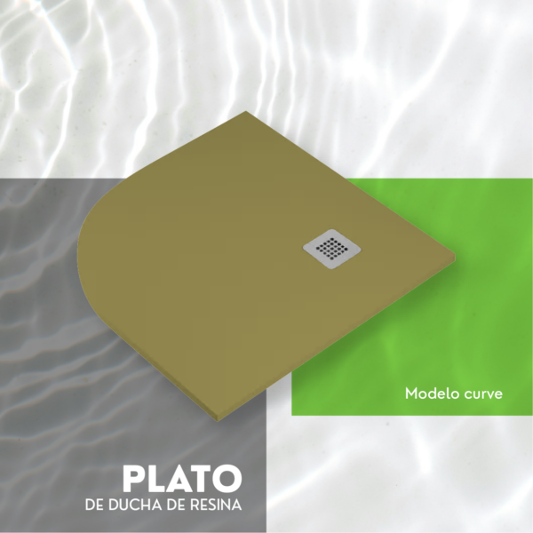 Platos de Ducha de Resina Curvo - Imagen 2