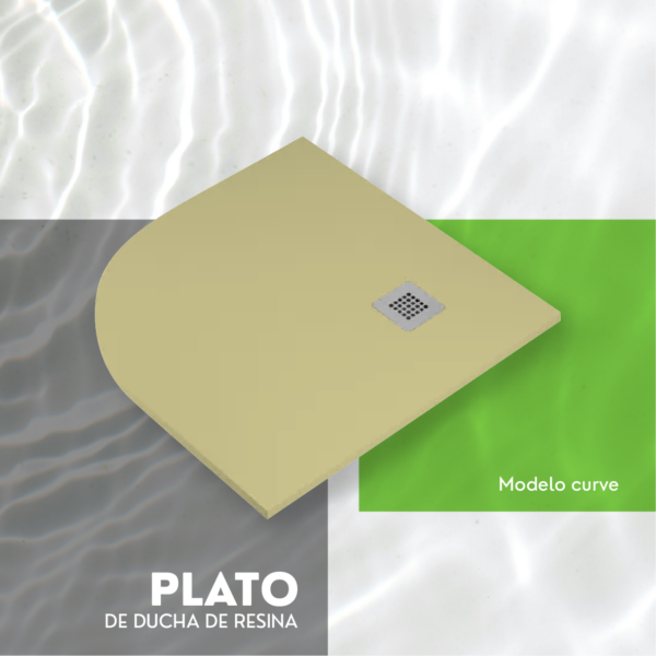 Platos de Ducha de Resina Curvo - Imagen 4